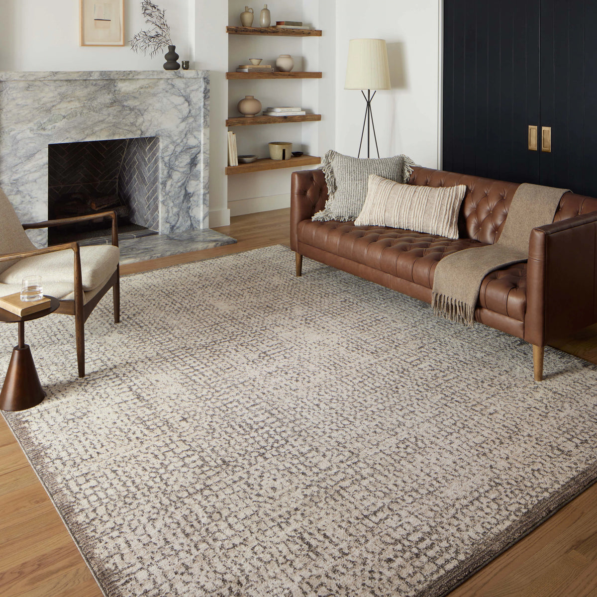 Alexander Home Harrison Industrial Distressed Area Rug