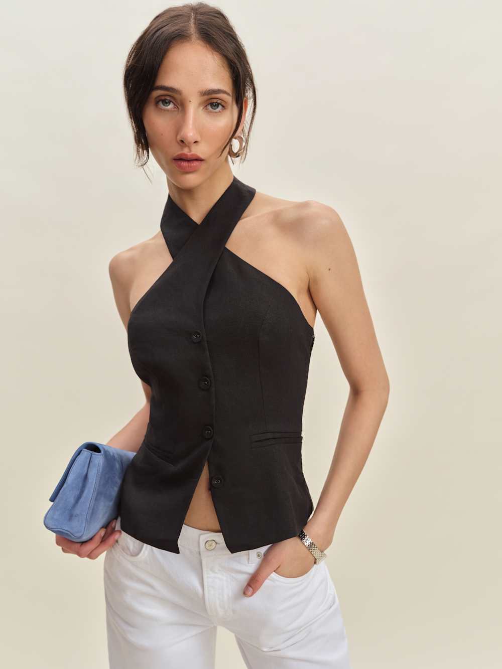 Tate Linen Top