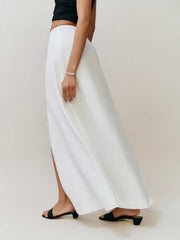 Petites Andi Linen Maxi Skirt