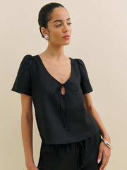 Mayla Linen Top