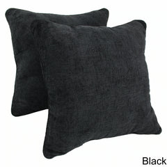 Blazing Needles 25-inch Chenille Floor Pillow (Set of 2)