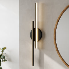 Modern 2-Light Dimmable Bathroom LED Vanity Light