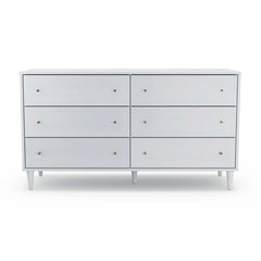 Grain Wood Furniture Mid Century 6-Drawer Dresser