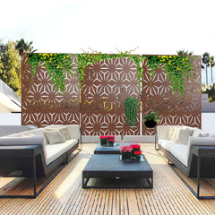 Privacy Screen Free Standing Star