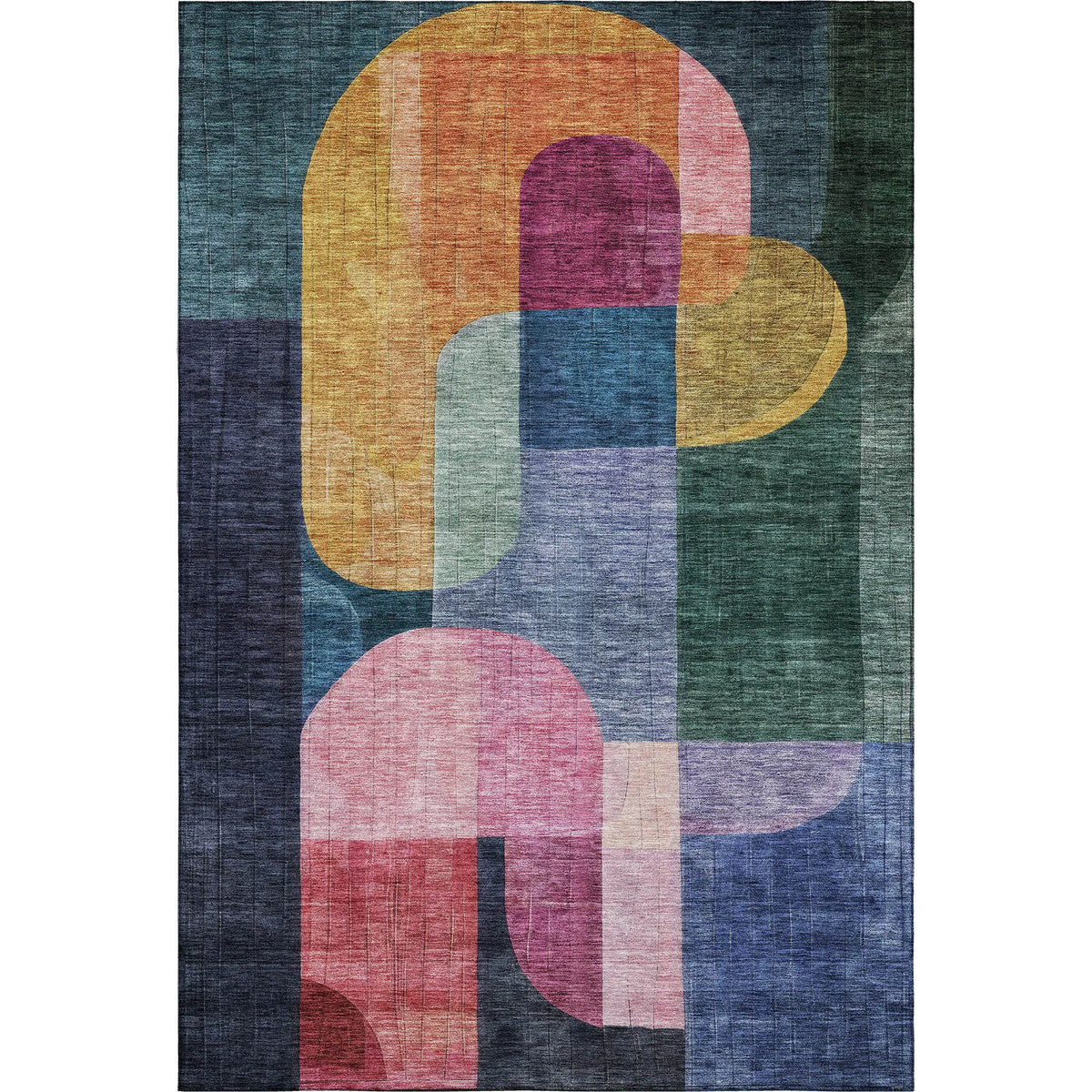 Premium Washable Super Soft Modern Retro Mayfield Rug