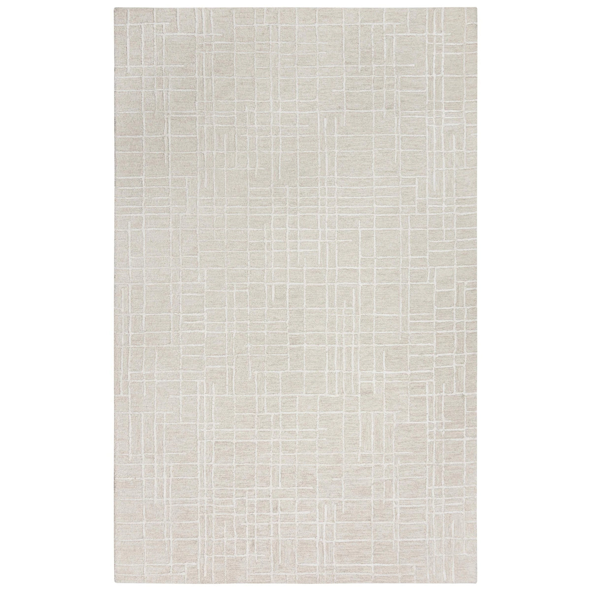 Alora Decor Classic Ivory Hand-tufted Wool Rug