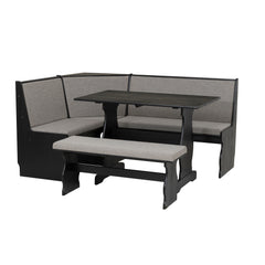 Linon Hannah Breakfast Nook 3-piece Dining Set