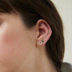 PavÃ© Diamonds Long Bar Studs