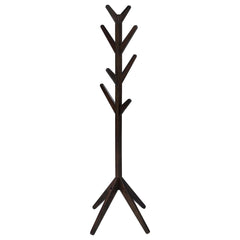 Margo Coat Rack, 8 Hooks and Tree Inspired Design, Brown Solid wood