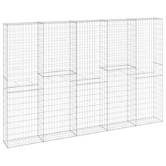 vidaXL Gabion Basket, Galvanized Steel