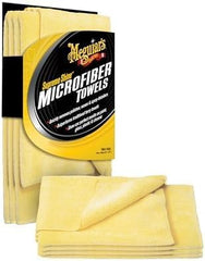 Meguiar's Supreme Shine Microfiber Towels for Cars, Ultra-Plush Car Microfiber Towel Set for Quickly Removing Product Without Leaving Swirls on Paint, Glass, Plastic, or Chrome - 3 Pack (Pack of 12)