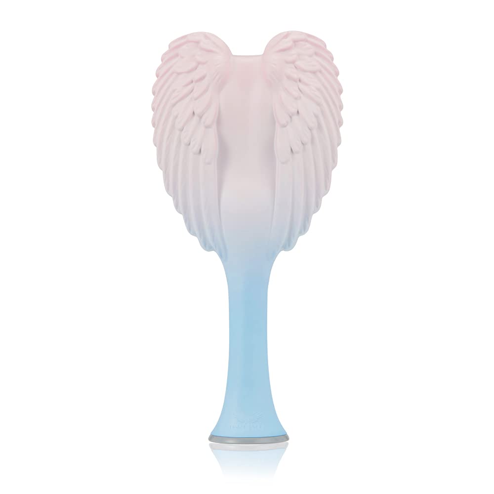 Detangling Hair Brush - Anti Static Angel Wing Hair Brush with Soft & Flexible Bristle for Straight & Wavy Hair - Tangle Angel Hair Detangler Brushes for Blow Drying & Shower - Gloss Pink