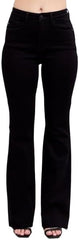 Judy Blue High-Waisted Star Seam Detail Flare Jeans - Unique Star Stitch Design, Stretch Comfort, Women’s Denim - 88958