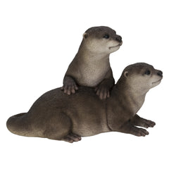 Playful Otters - Ultra Realistic Garden Statue