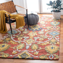 SAFAVIEH, Handmade Marietje Blossom French Country Wool Area Rug