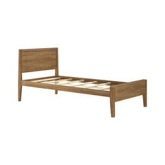 Max and Lily Twin-Size Bed with Panel Headboard