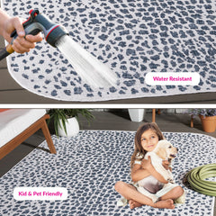 SAFAVIEH Courtyard Ruta Indoor/ Outdoor Waterproof Patio Backyard Rug