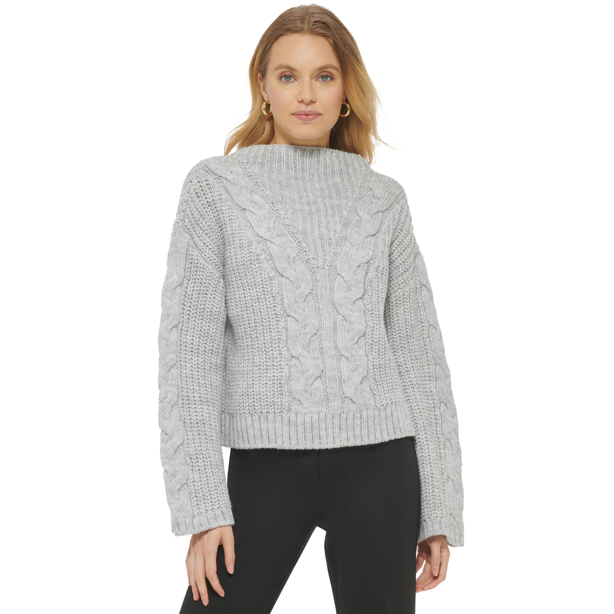 DKNY Oversized Cable Knit Sweater