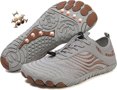 Zureto Grounding Shoes with Copper, Copper Hike Barefoot Shoes for Women Men, Waterproof Non-Slip Comfort Hike Shoe
