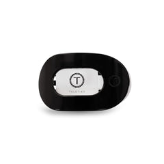 TELETIES - Small Flat Round Clip - Strong Grip, Bendable Teeth, Comfortable Curved Design - For Lying Down, Yoga, Driving & More - Ideal for Thin-Medium Hair - For All Hair Textures - Tortoise