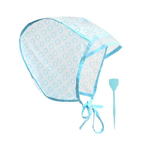 Hair Coloring Kit Highlight Cap Hair Coloring Dye Cap Frosting Cap with Plastic Crochet Hook for Dyeing Hairdressing (1 Pc)