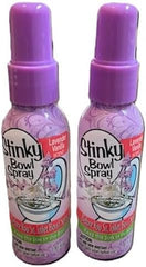 Stinky Bowl Spray, Toilet Bowl Odor Eliminator, Lavender Vanilla, 1.85 Fl Oz, 2-Pack