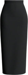 Verdusa Women's High Waist Long Pencil Skirt Work Bodycon Skirts