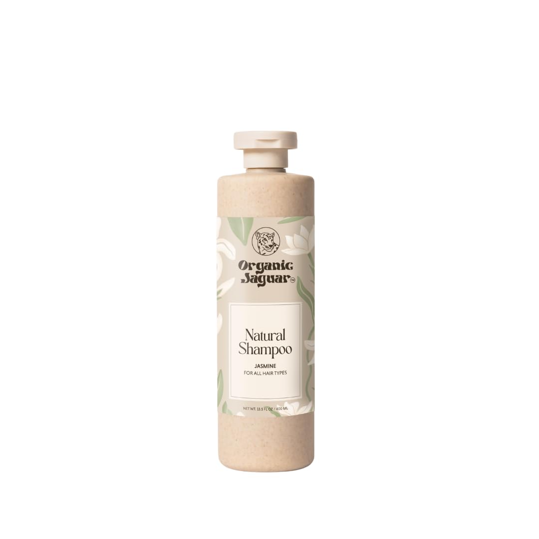 Natural Shampoo for Hair Care, Sulfate Free Shampoo with Castor Oil, Honeysuckle, Glycerin, Aloe Vera & Mild Thickening Agent, Dry to Color Treated to All Hair, 13.5 fl oz