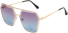 Fashion Men Sunglasses Metal Frame Women Uv400