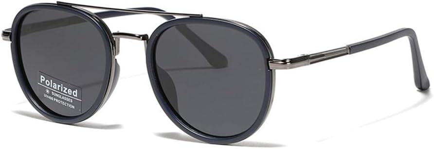 Round Sunglasses For Men Metal Polarized Sun Glasses For Women Driving
