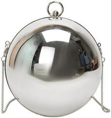 Women's Acrylic Ball Crossbody Bag, Transparent Round Clutch Purse with Adjustable Chain Strap for Party, Evening, Cocktail
