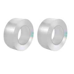 2pcs Self Adhesive Caulk Strip Transparent Caulk Tape for Bathtub Washbasin Stain-Anti Strong Seamless for Toilets Gas Hobs(5cm*10m)