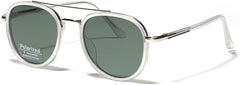 Round Sunglasses For Men Metal Polarized Sun Glasses For Women Driving