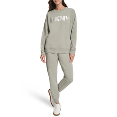 DKNY Sport Foil Logo Crewneck Sweater