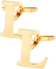 Plain Initial Cuff Links: A to Z