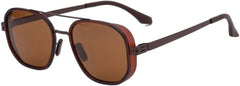 Classic Sunglasses Men Luxury Vintage Metal Frame Driving Sun Glasses Double Beam Eyewear