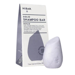 HIBAR - Moisturize Shampoo Bar - For Dry, Frizzy Hair - Deeply Nourishing & Hydrating - With Coconut Oil & Vitamin B5 - Plastic-Free - Soap, Paraben & Sulfate-Free - Color Safe & Vegan -1 Solid Bar