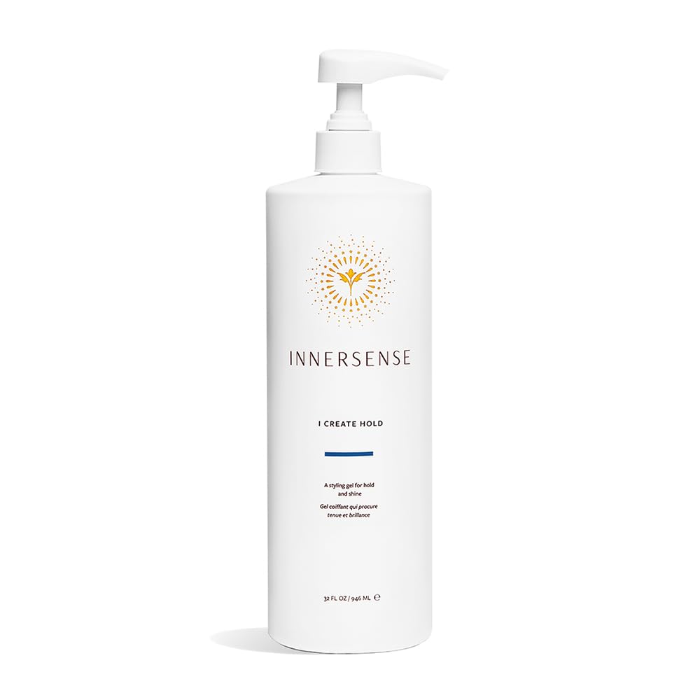 INNERSENSE Organic Beauty - Natural I Create Hold Styling Gel | Non-Toxic, Cruelty-Free, Clean Haircare (Full Size, 10 fl oz | 295 ml)