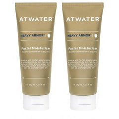 ATWATER Heavy Armor Men's Facial Moisturizer, Intensive Hydrating & Anti-Aging Formula with Niacinamide and Shea Butter for Dry Skin - 3.4 oz