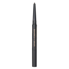 Shades By Shan Brow Duo Eyebrow Pencil and Clear Gel, Professional Brow Defining and Setting Tool (Dark Brown)
