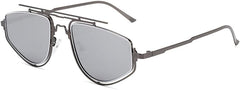 Fashion Trending Metal Frame Polygon Sunglasses For Men Women Steampunk Outdoors Driving Sun Glasses UV400