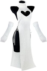 KORURACLUB Love Cheongsam costume White/Black premium sweater cosplay lingerie Love Cheongsam succubus lingerie