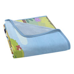 Bluey Family Photo Micro Raschel Throw Blanket