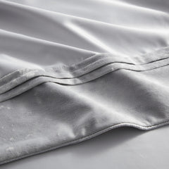 Sweet Home Collection 7 Piece Luna Crushed Velvet Elegant Bedding Set