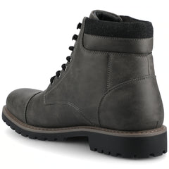 Vance Men's Yukkon Medium and Wide Width Cap Toe Boot