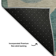 Premium Washable Super Soft Modern Bubbles Mayfield Rug