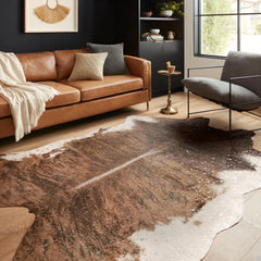 Alexander Home Sierra Faux Cowhide Rug - 5' x 6' 6"