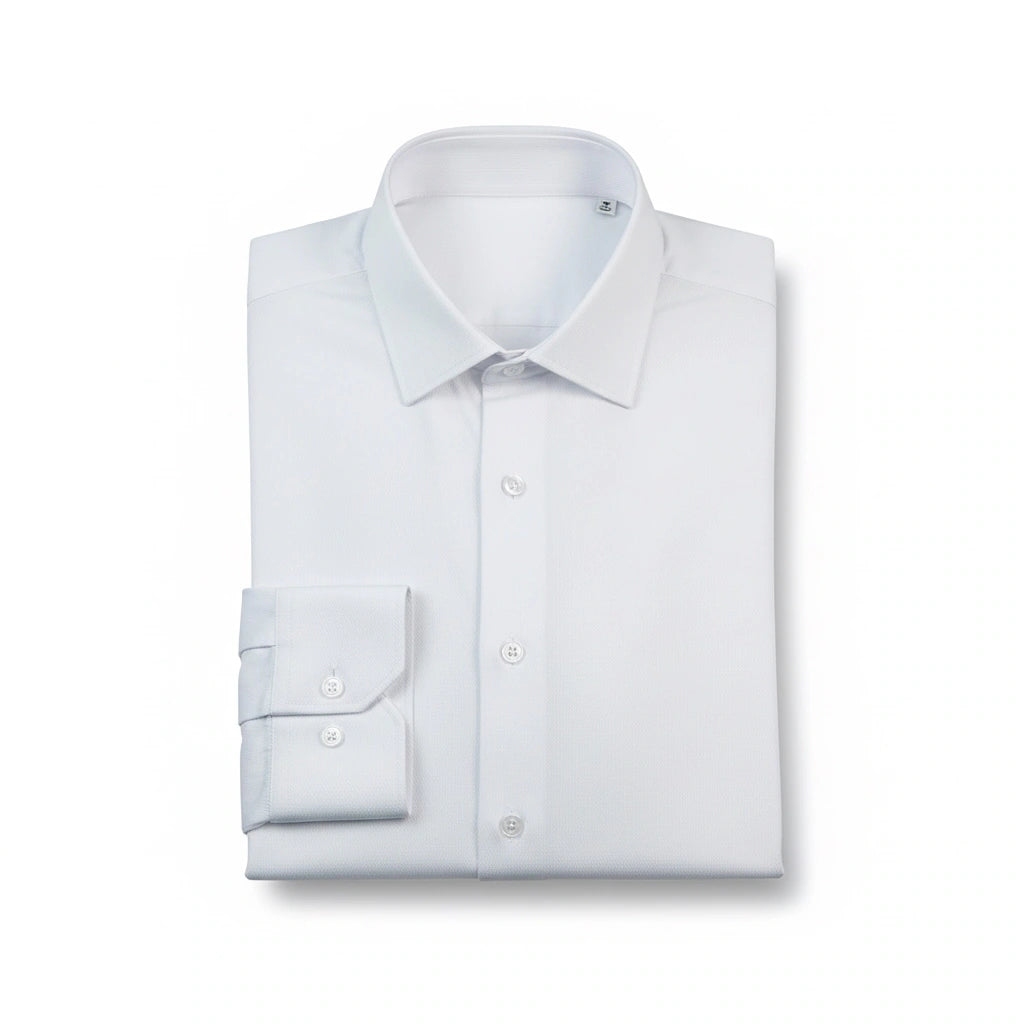 Ben Sherman Men's Basketweave Dobby Dress Shirt - Slim Fit