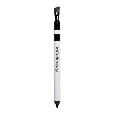 MCoBeauty Dual Ended Pro Eyeliner - Intense Pigment Crayon Pencil & Angled Brush, Vegan, Cruelty Free Cosmetics