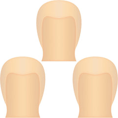 1/2/3/4 Pcs Bald Cap for Halloween Costumes Makeup Latex Bald Wig Caps for Adults Women Halloween Party Cosplay